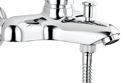 Viva Banyo Bataryası A41045, Duvardan Montaj, Krom, Seramik Kartuşlu, Pirinç Gövde