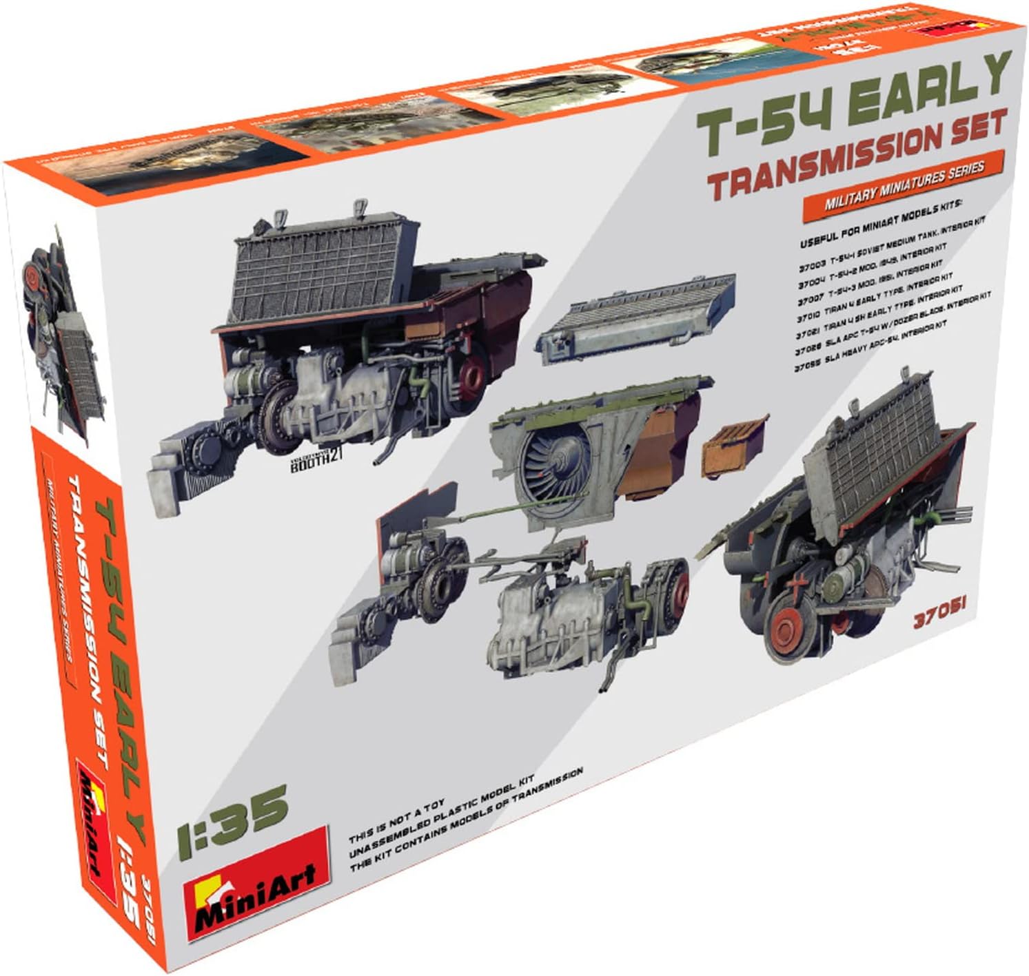 Alternative view of 37051 1:35 T-54 Early Şanzıman Seti