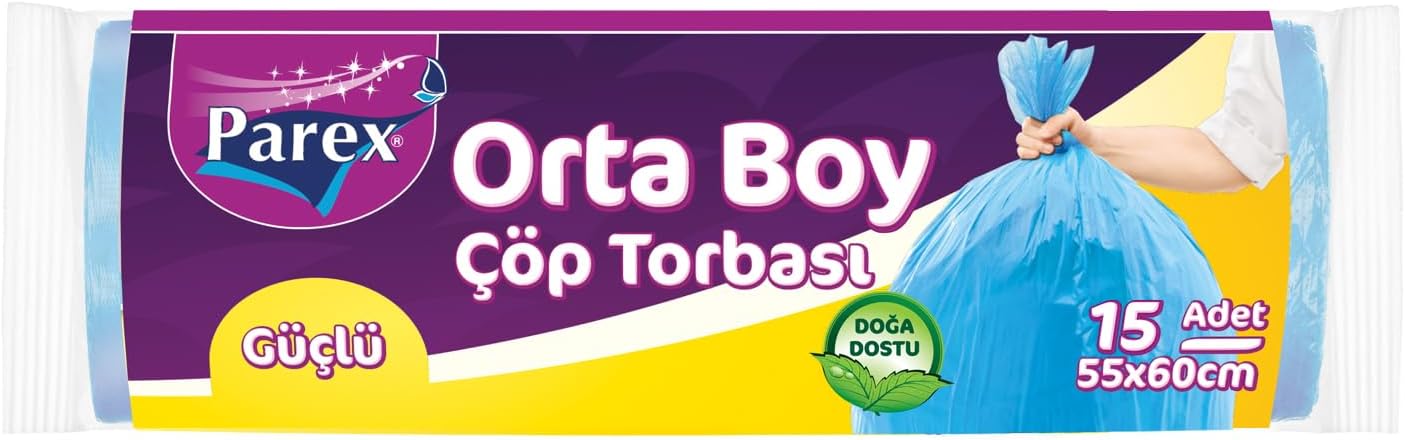 Alternative view of Orta Boy Çöp Torbası 15'li (55 x 60 cm)