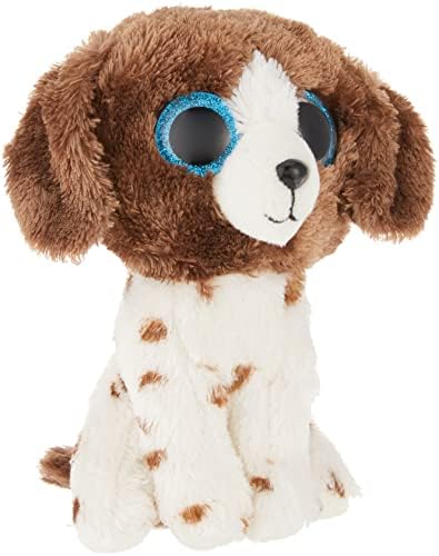 Ty 2007517 çamurlu kahverengi ve beyaz köpek beanie boo dolması hayvan, çok renkli