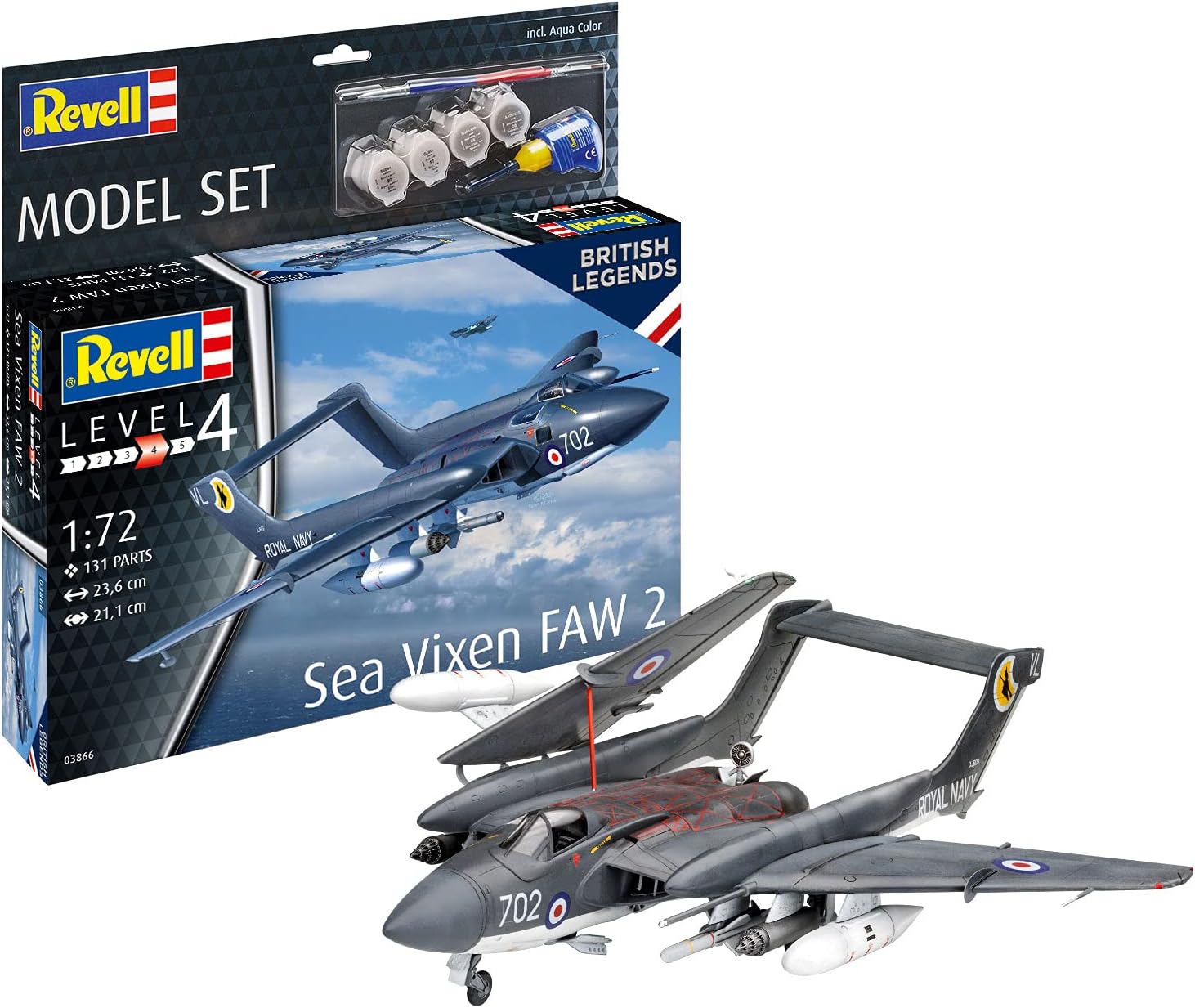 63866 Sea FAW 2 70. Yıl Dönümü Model Seti 1:72 Ölçek