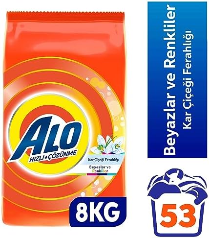 Alternative view of Alo 8 kg Kar Çiçeği Ferahlğı Beyazlar ve Renkliler Hızlı Çözülme Toz Deterjan