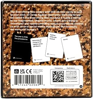 Alternative view of Against Humanity BX5 Kart Oyunu, Siyah