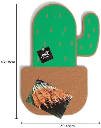 U Brands Saksı Kaktüs Mantar Bülten Tahtası, 30,48 cm x 43,18 cm