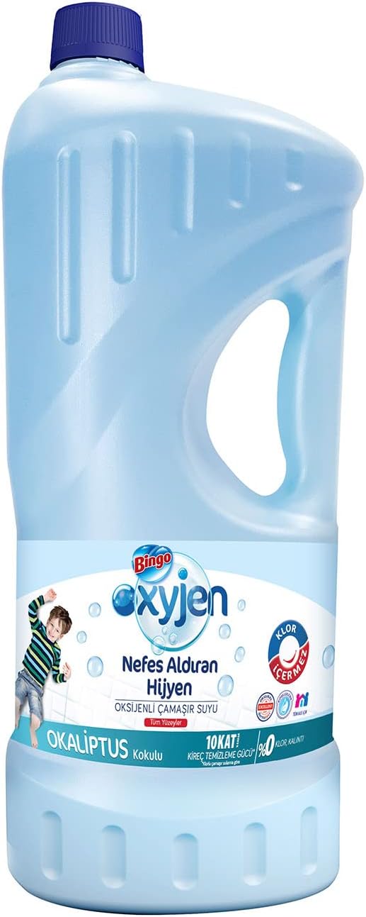 Bingo Oxyjen Okaliptus Kokulu Çamaşır Suyu (1 x 1852 mL)