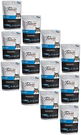 Alternative view of Felicia Tahılsız Adult Salmon Pouch Kedi Maması (12 x 85 gr)