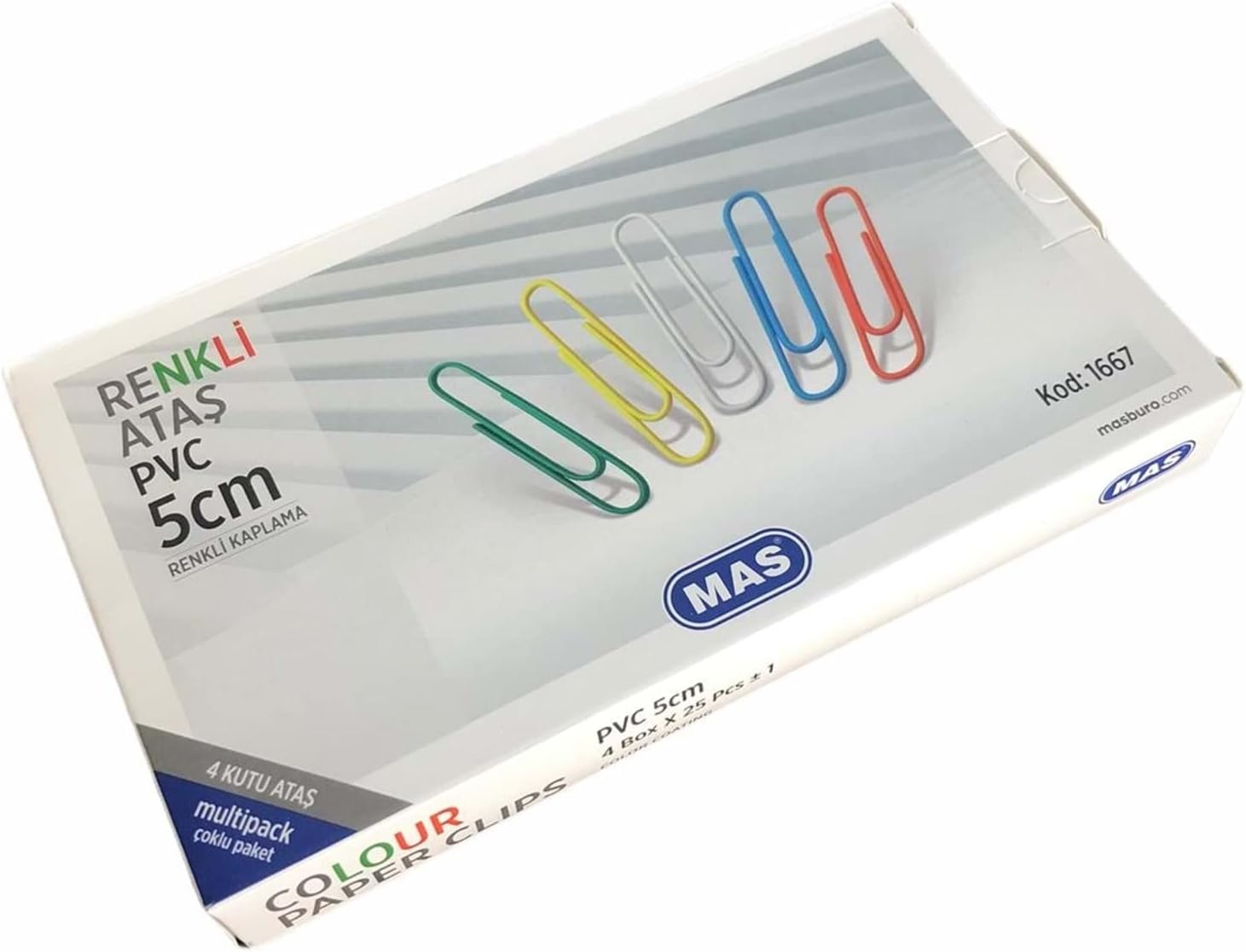 Alternative view of MAS Multipack Renkli Dev Ataş PVC Kaplı 5cm 4 paket 25 adet