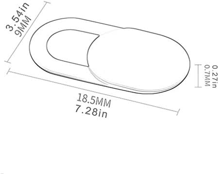 Web Kamerası Kapağı, Webcam Cover, Notebook, Laptop,, Telefon, Tablet İçin Kamera Kapatıcı, Gizleyici Beyaz (3 Adet)