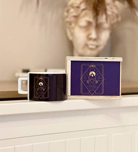 Tarot Gökkuşağı Kalp Ateş Tasarımlı Kutulu Kupa