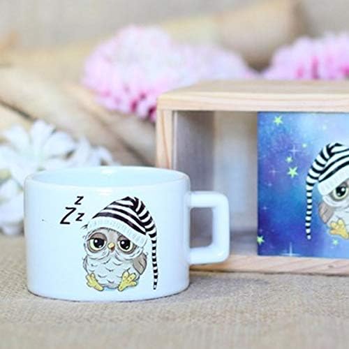 Ahşap Kutusunda Sevimli Kupa Bardak
