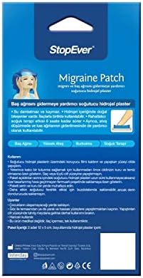 Alternative view of StopEver Migren Patch – Soğutucu Hidrojel Plaster, 2'li Paket | Migren & Baş Ağrısı İçin 6 Saat Etkili | İlaç İçermez | (2x2)