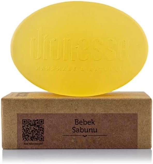Alternative view of 100% El Yapımı ve Doğal Bebek Sabunu 90 gr - Bitkisel Gliserin, Doğal Yağlar ile Bebeğiniz İçin Saç ve Vücut Temizleyici Sabun