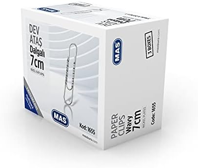 MAS Multipack Dev Ataş Dalgalı Tip Boy 7 Santimetre 3 Paket