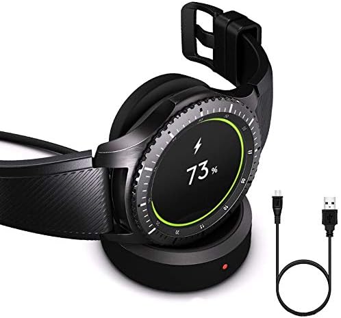 Alternative view of Galaxy Şarj Istasyonu Gear S2 Gear S3 Gear S4 Gear Sport Galaxy İle Uyumlu Akıllı Saat USB Şarj Aleti