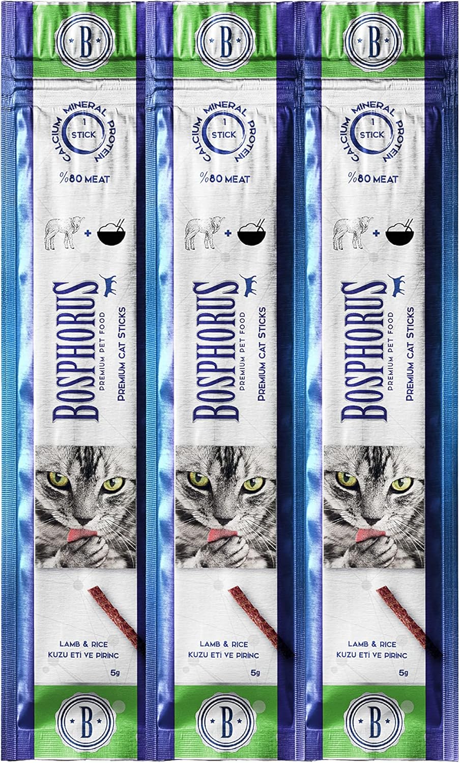 Alternative view of BOSPHORUS 3'lü Kuzu Etli ve Pirinçli Kedi Ödülü