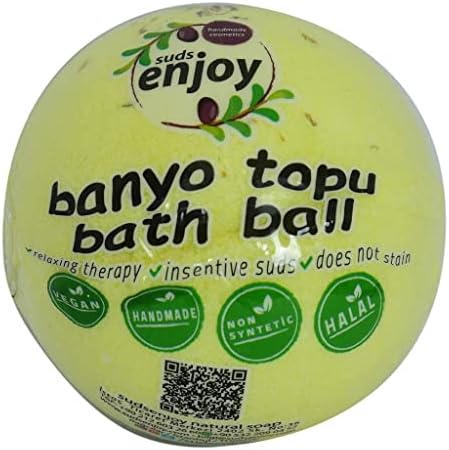 Papatyalı El Yapımı Banyo Bombası Banyo Topu Sarı 90-120 Gr