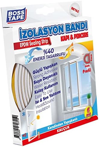 Alternative view of Boss Kapı Pencere İzolasyon Fitili Bandı Beyaz 2x3mt