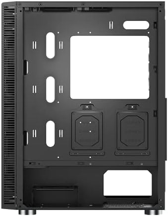 Alternative view of Montech X3 Glass 6 adet, 3 x 140 mm ve 3 x 120 mm Sabit RGB Aydınlatma Fanları ATX Mid-Tower PC Oyun Kasası, USB3.0, Kapı Açık Temperli Cam Yan Panel, Yüksek Hava Akışı, Siyah