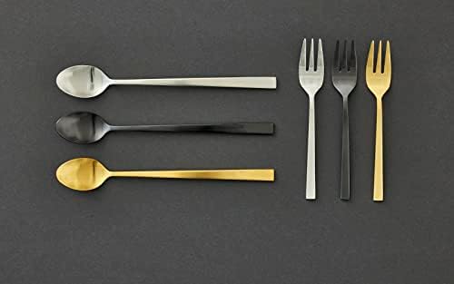 Alternative view of Bıtz Pasta Çatalı 4 Adet Paslanmaz Çelik Pirinç Rengi