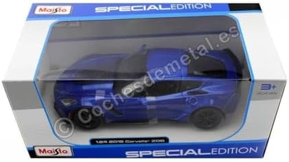 Alternative view of Maisto 2015 Chevrolet Corvette C7 Z06 Mavi Metalik 1:24 31133