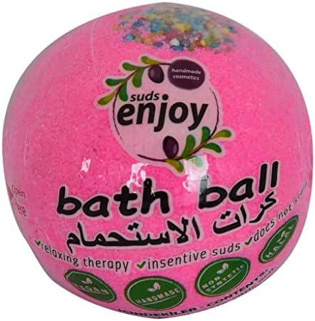 Pembe Düşler El Yapımı Banyo Bombası Banyo Topu Pembe 90-120 Gr
