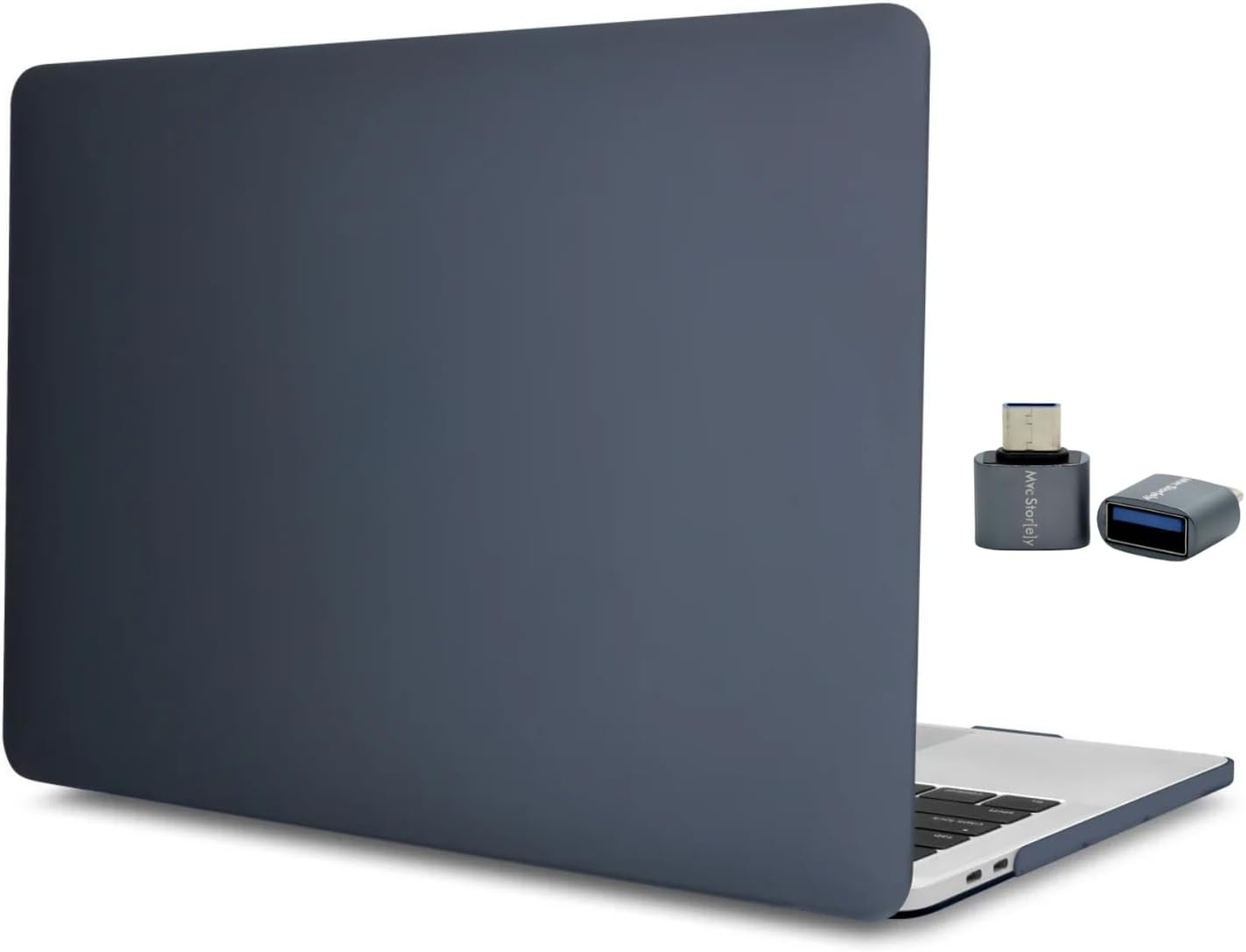 Alternative view of MacBook Air M1 Kılıf 13 inç Uyumlu – Mat Buzlu TPU Koruyucu Kapak A2337 / A2179 / A1932 Çizilmeye ve Darbelere Karşı Koruma Siyah