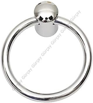 Çekmece Kapak Kulpu Halka 60 mm Krom (2 Adet)
