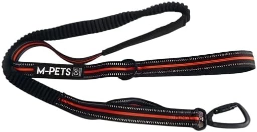 M-Pets Hiking Joggıng Elastik Yürüyüş Tasması Orange