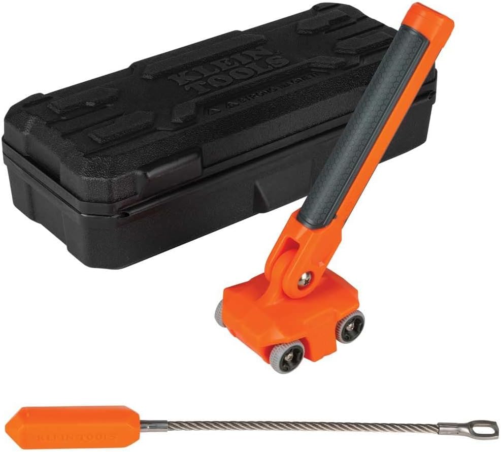 Alternative view of TOOLS Manyetik tel çekici, balıklar ve tel kabloları duvarların arkasına veya dar alanlara çeker, paslanmaz çelik ön, nadir toprak mıknatısı 50611 turuncu