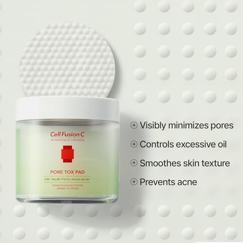 Alternative view of Cell Fusion C TRE.AC Gözenek Tox Pedi, Gözenek Sıkılaştırıcı Toner Pedleri, Gözenekleri Arıtmak ve PHP ile Daha Pürüzsüz Cilt Dokusu için Eksfoliye Edici, 60 Ped