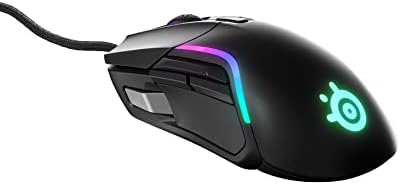 Alternative view of Rival 5 Oyuncu Mouse, FPS, MOBA, MMO, Battle Royale, 18,000 CPI TrueMove Air Optik Sensör, 9 Programlanabilir Düğme, 85 Gr Rekabetçi Ağırlık