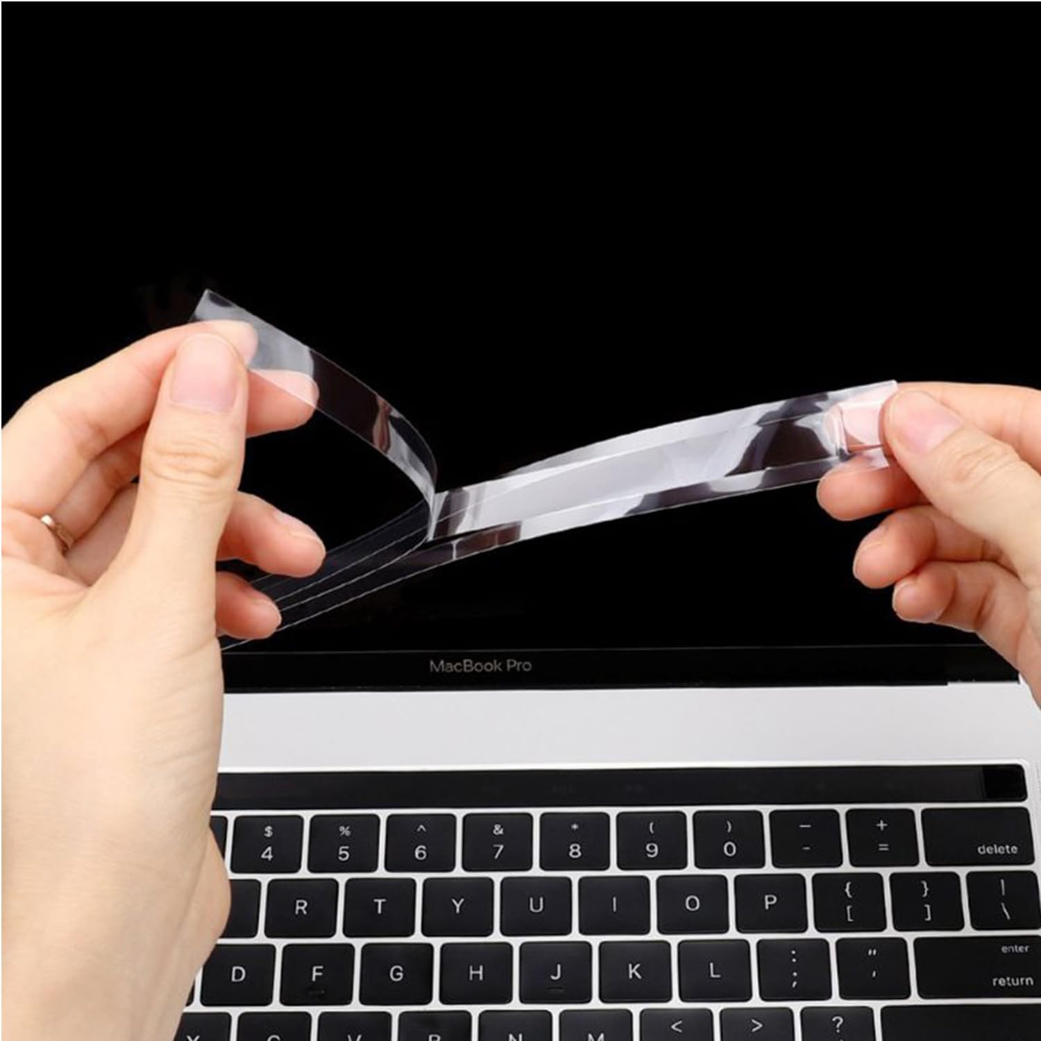 MacBook Pro Bar Uyumlu Koruyucu Film Jelatin TPU Şerit A1706 A1989 A2159 A1707 A1990 Bar Çizilme ve Aşınma Önleyici Şeffaf