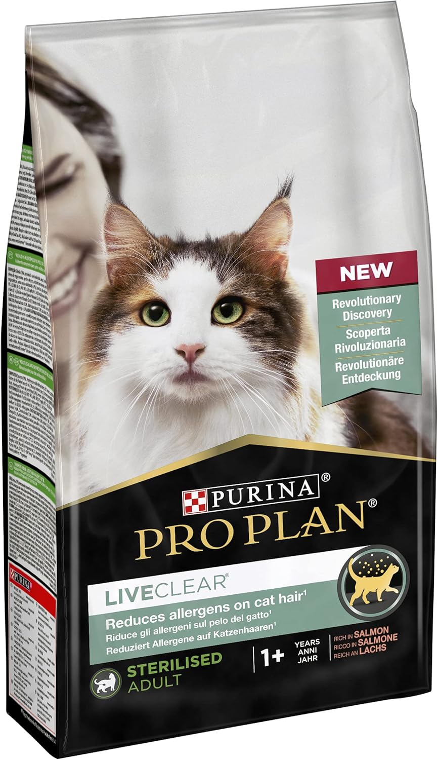 Alternative view of Pro Plan Liveclear Somonlu Kısırlaştırılmış Kedi Maması 1.4 kg
