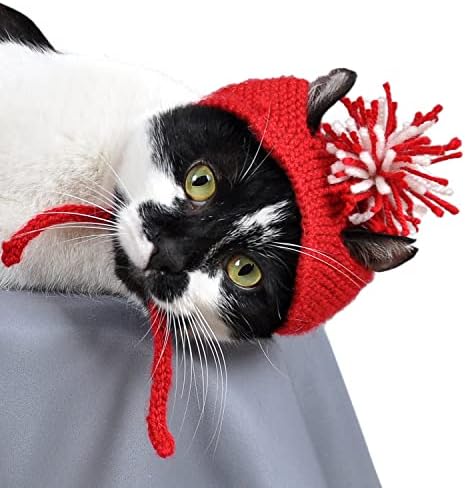 Alternative view of Örme Kedi Şapkası Yılbaşı Şapkası
