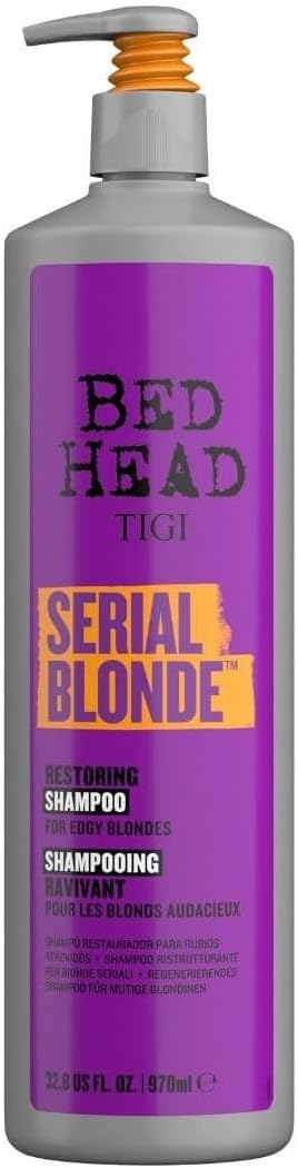 TIGI Bed Serial Blond Sarı Saçlar için Onarıcı Şampuan 970 ml