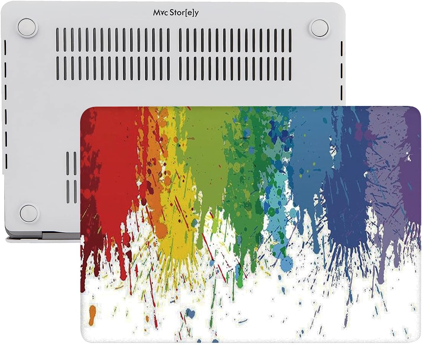 Alternative view of MacBook Pro 13 inç M1 M2 Kılıf A2338 Uyumlu Sert Kapak | USB-C 2016-2022 Lazer Baskılı Desenli Hard Koruyucu R-108