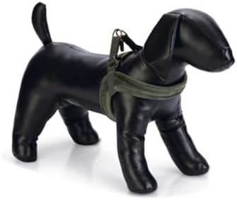 Alternative view of DBL Köpek Göğüs Tasması, Velur, Yeşil, XS, 20mm x 46cm
