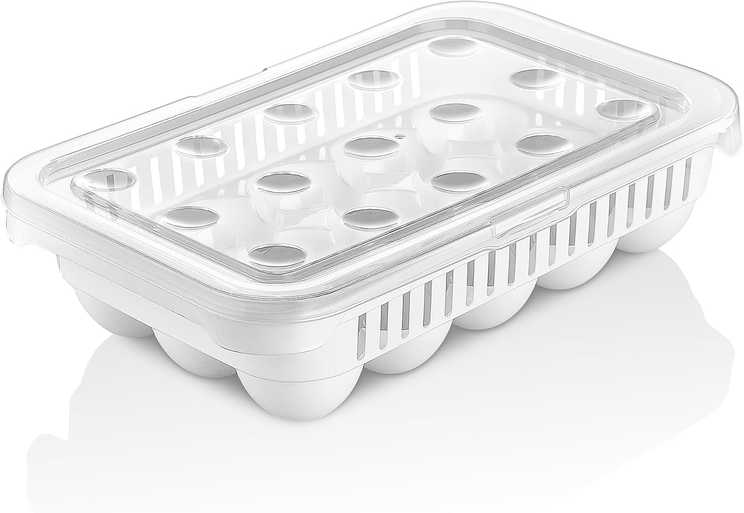 Alternative view of Life 15'li Yumurta Saklama Kabı - Sızdırmaz Kilitli Kapak, Yıkanabilir, Buzdolabı ve Taşıma İçin Pratik