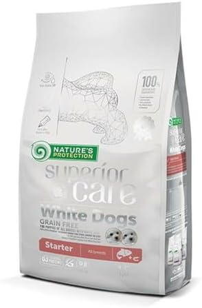 's Protection Care Beyaz Tüylü Köpekler İçin Tahılsız Somonlu Tüm Irklar Yavru Başlangıç Köpek Maması 1,5kg