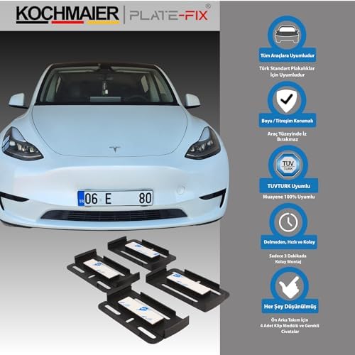 Plate - Fix Çerçevesiz Plaka Tutucu Plakalık