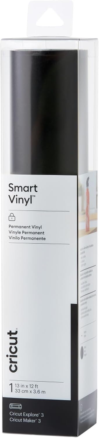 2009053 Smart Permanent | 1 yaprak | 33 cm x 3,6 m | siyah, polivinil klorür, (12 ft)