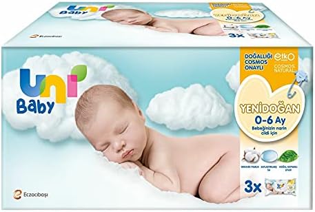 Alternative view of Uni Baby Yenidoğan Islak Mendil 3*40 Yaprak