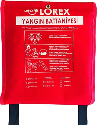 3MK LR-FB1015C Yangın Battaniyesi - 100cm x 150cm