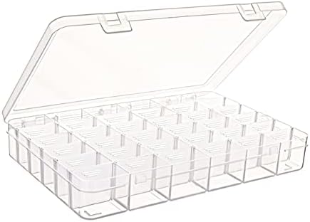 Alternative view of 36 Ayarlanabilir Bölmeli Kolye Yüzük Takı Kutusu Organizer Düzenleyici Plastik Kutu 27.5x19.5x4.2
