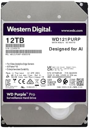 Alternative view of WD Purple Pro 12 - SATA 6 Gb/s 3,5p