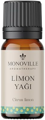 Monoville Limon Uçucu Yağı 10 ml%100 Saf ve Doğal (Lemon Essantial Oil)