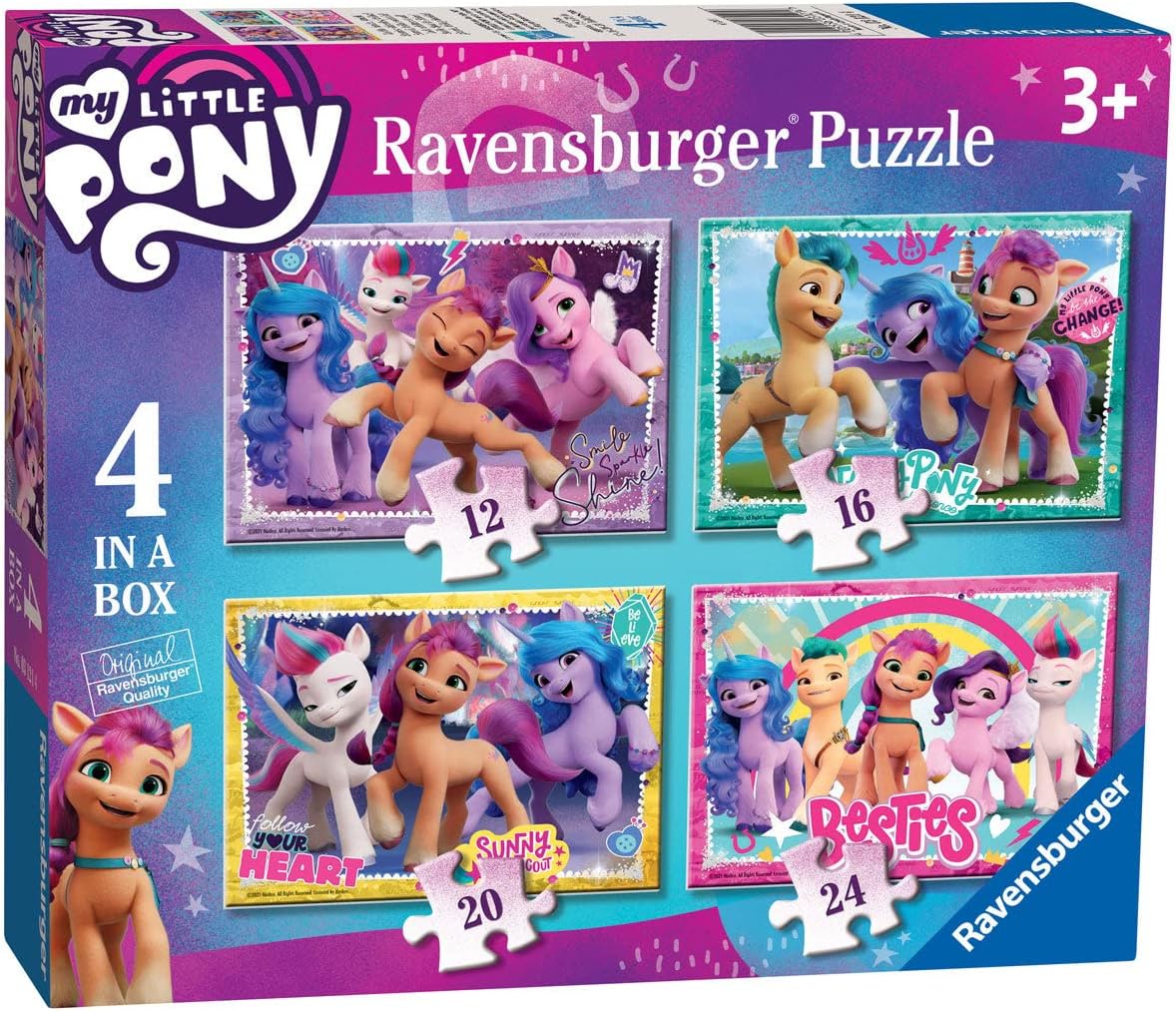 , 4 Puzzle Tek Kutuda My, Çocuk Puzzle
