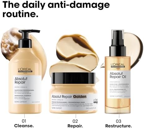 Alternative view of L'Oréal Professionnel Paris Serie Expert Absolut Repair Yıpranmış Saçlar Için Onarıcı Altın Maske 250ml