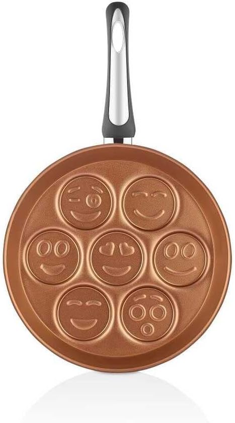 Redio 28cm Emoji Pankek Tavası Bakır