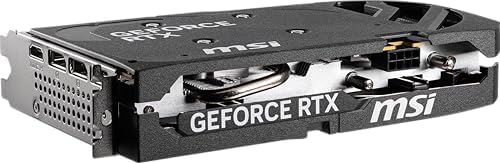 Alternative view of MSI GeForce RTX 5060 8G Shadow 2X OC - 8GB GDDR7 (28Gbps/128-bit), PCIe 5, Boost: 2535 Hz, HDMI 2.1b, DisplayPort 2.1b